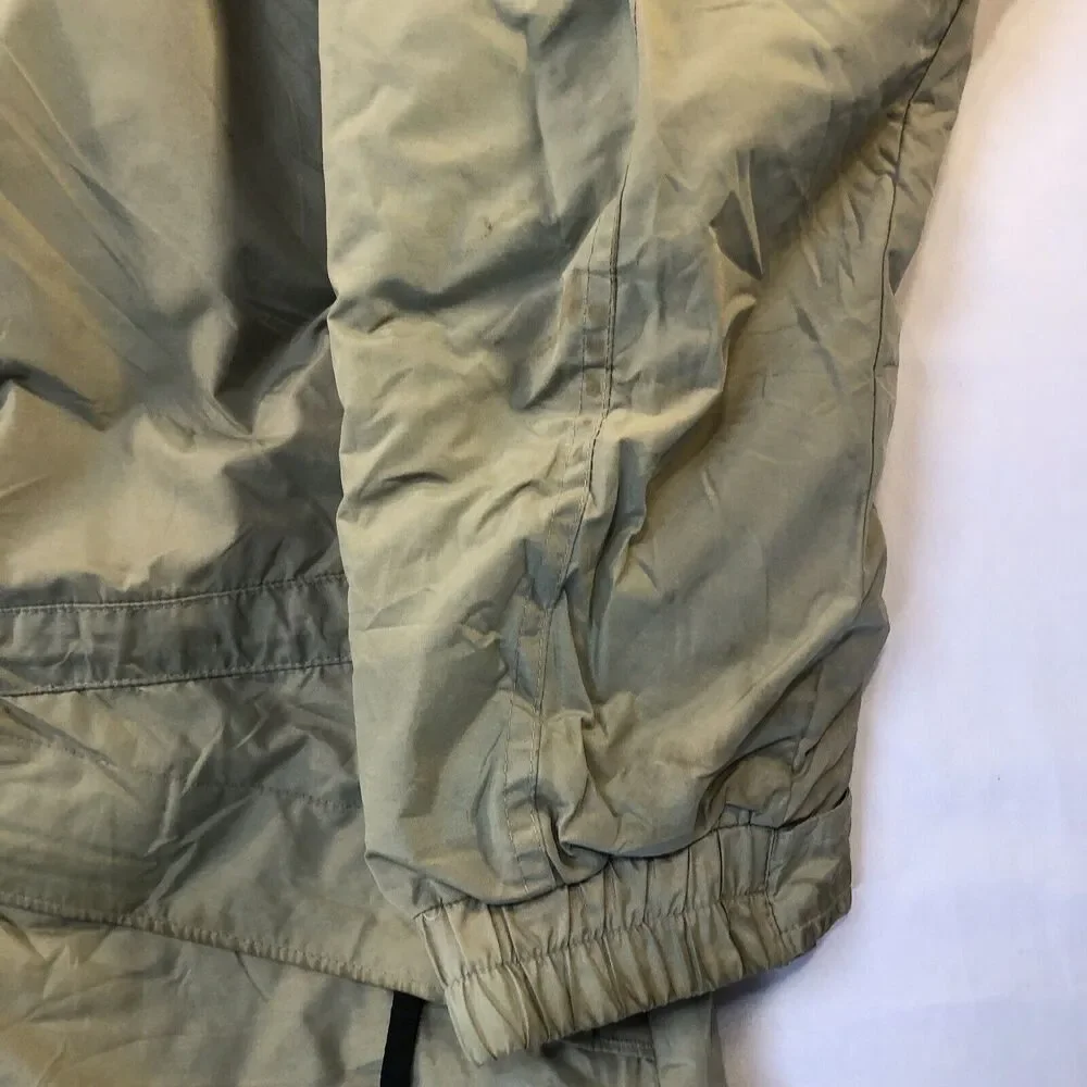 Columbia Sportswear Green Tan Colorblock Fleece Lined Winter Coat Men's Medium